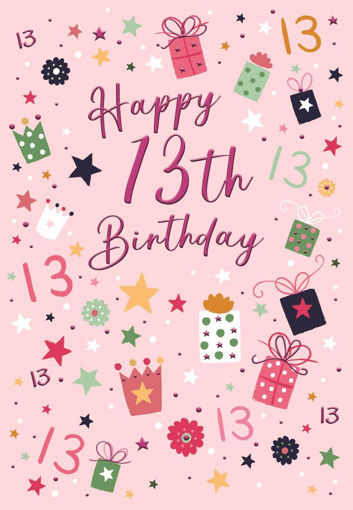 Picture of HAPPY 13TH BIRTHDAY CARD